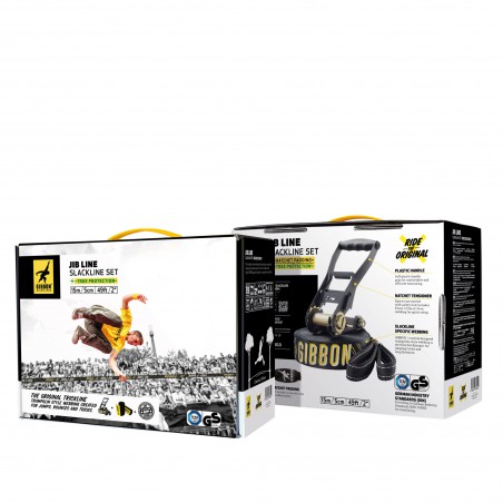 Gibbon Slackline Jibline Treewear Zestaw 12,5m