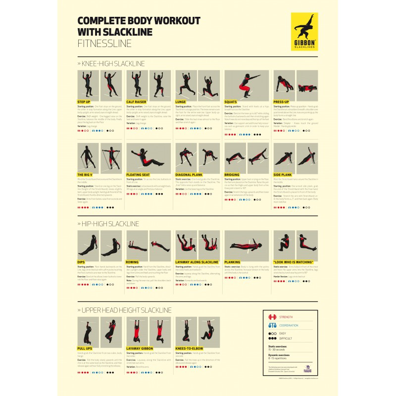 Gibbon Fitness Line- taśma 15m do slackline