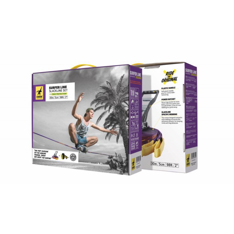 Gibbon Surferline Treewear Set- zestaw 30m do slackline