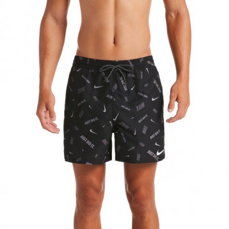 Szorty kąpielowe Nike Logofetti Breaker czarne