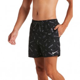 Szorty kąpielowe Nike Logofetti Breaker czarne