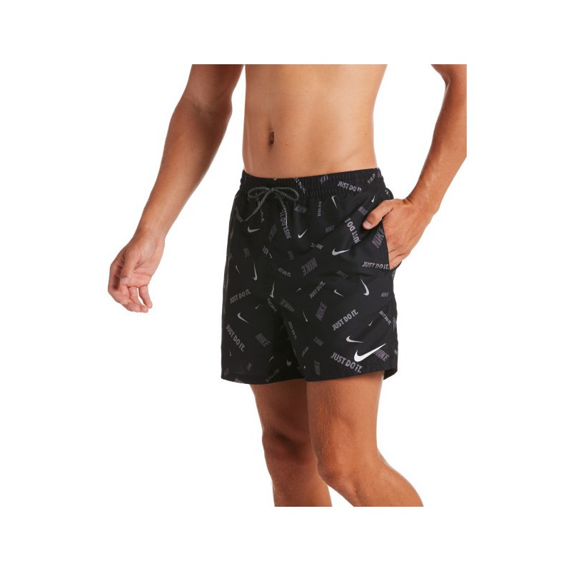 Szorty kąpielowe Nike Logofetti Breaker czarne