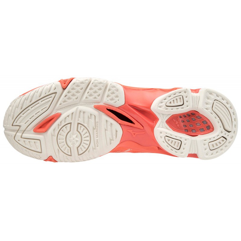Buty do siatkówki Mizuno Wave Voltage Mid damskie koralowe 2020
