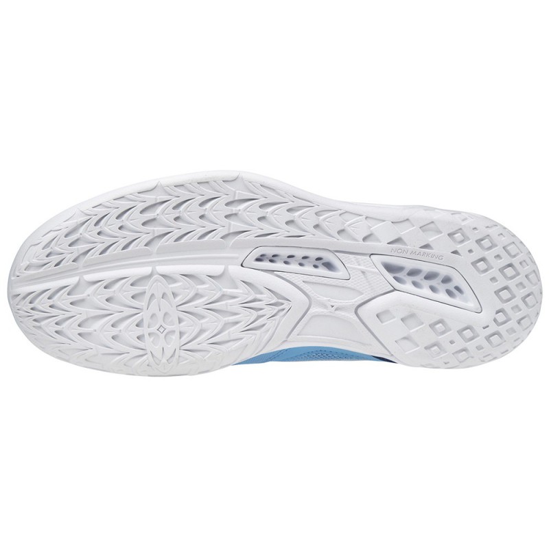 Buty do siatkówki Mizuno Thunder Blade 2 damskie błękitne 2020