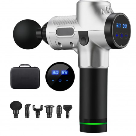 Pistolet do masażu HPRegen PRO - Srebrny